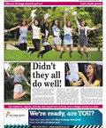 GCSE and A-level results supplement front page