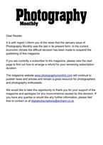 Photography Monthly Digital Subscription