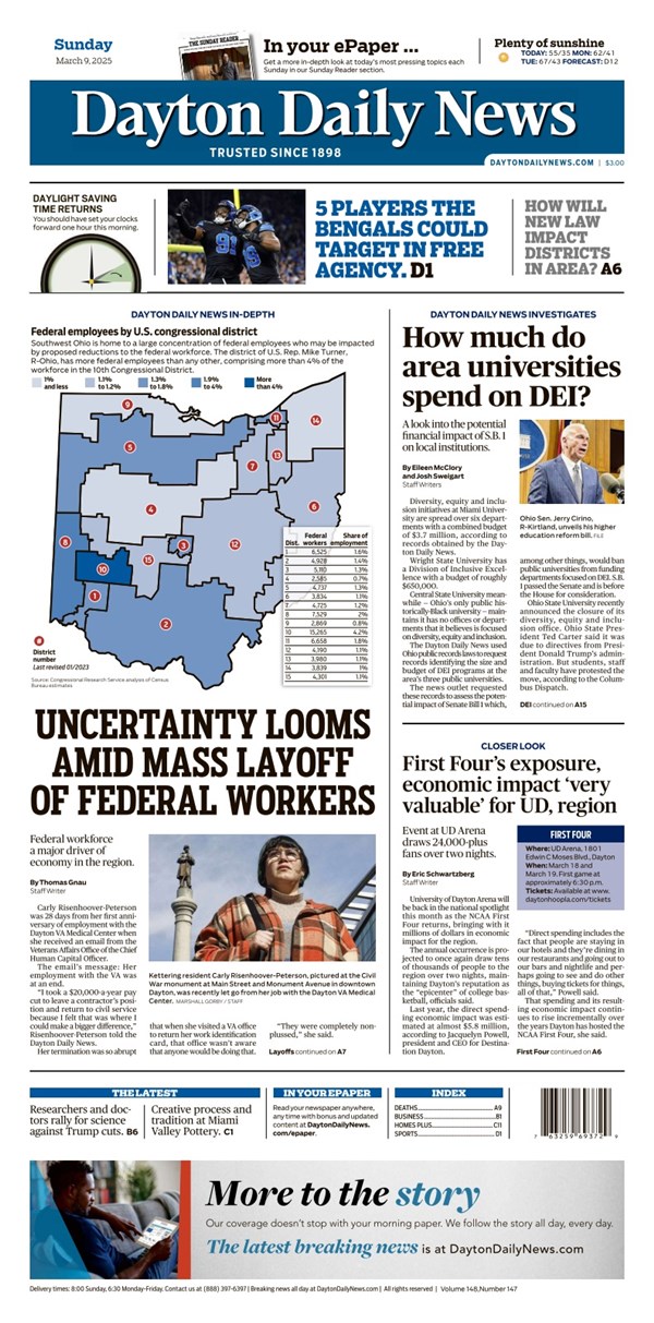 DAYTON DAILY NEWS EMAIL intelligence overview