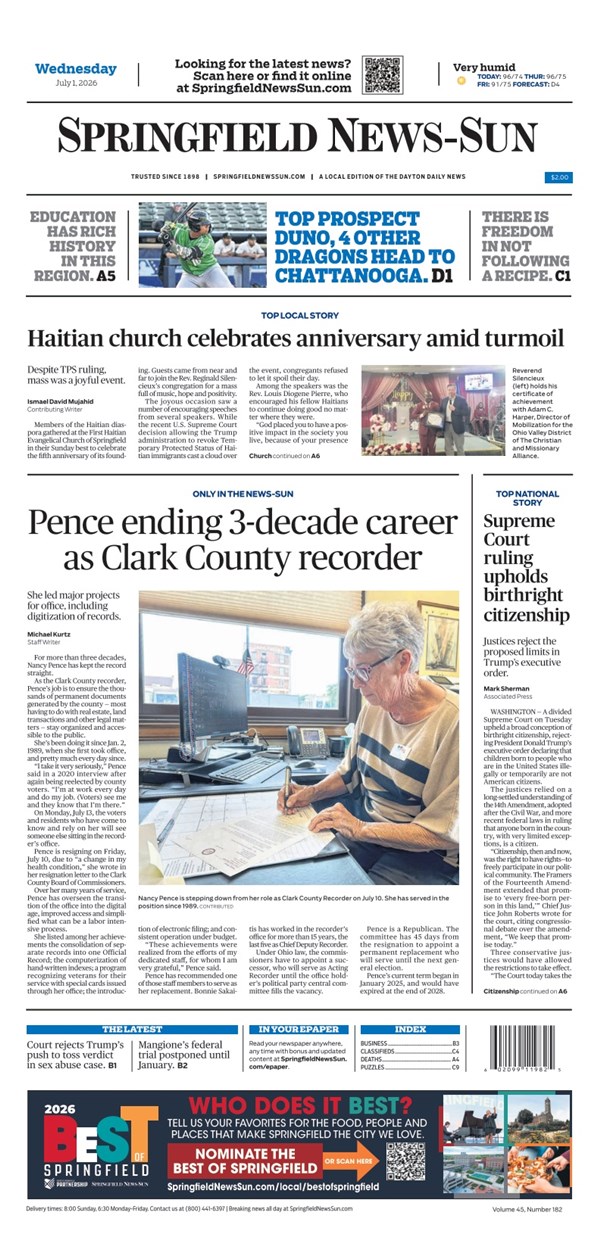 Springfield News-Sun ePaper