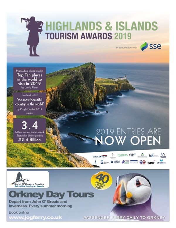 Highlands and Island Tourism Awards 2019