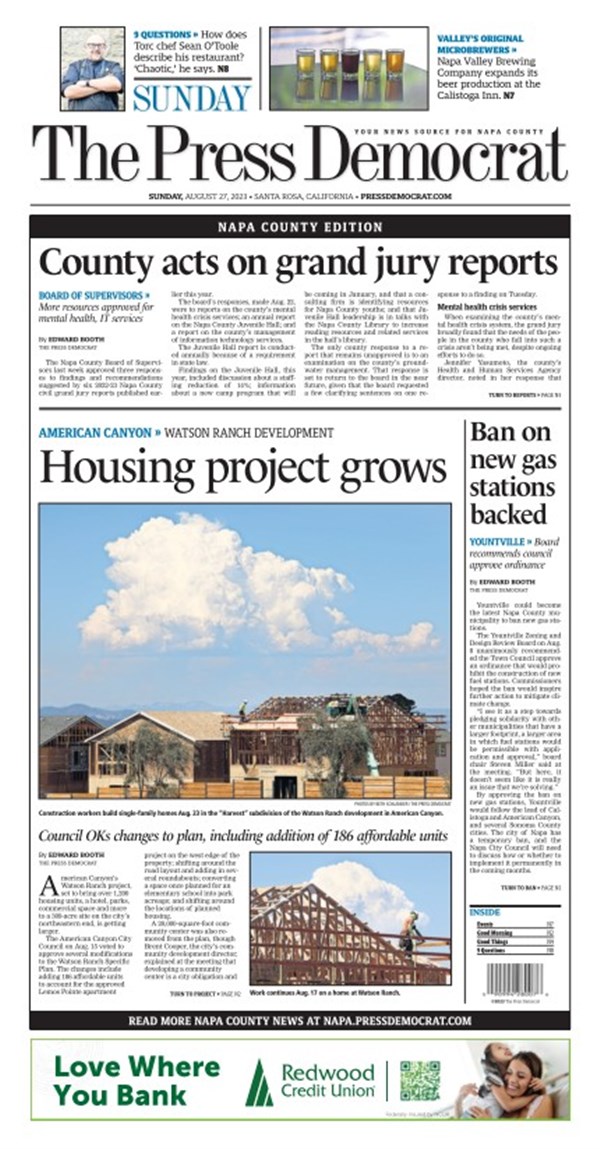 Press Democrat Special Sections