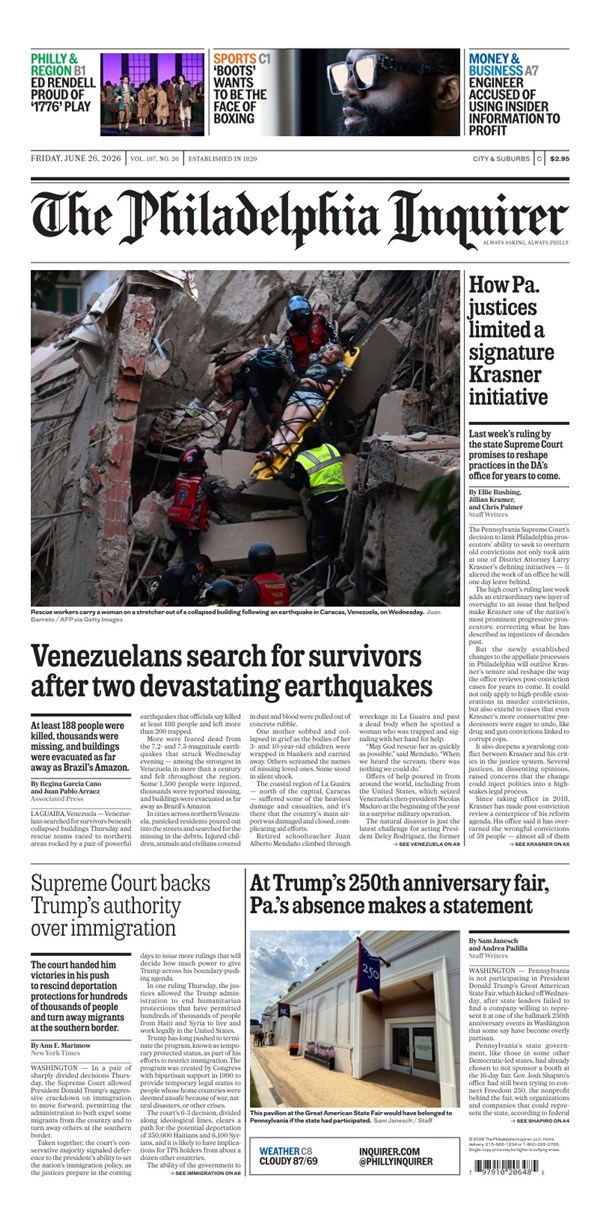 Philadelphia Inquirer Test
