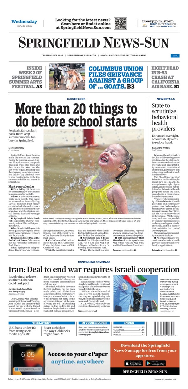 Springfield News-Sun ePaper