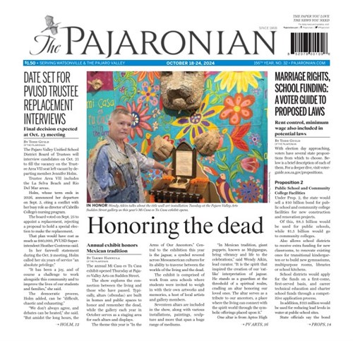 Pajaronian, Pajaro Valley's Weekly Newspaper PDF Edition, Watsonville CA